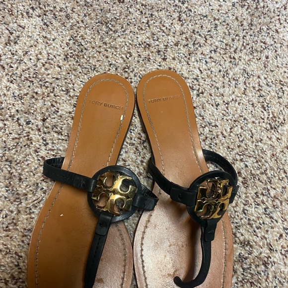 Tory Burch Mini Miller Leather Sandals - Picture 2 of 4